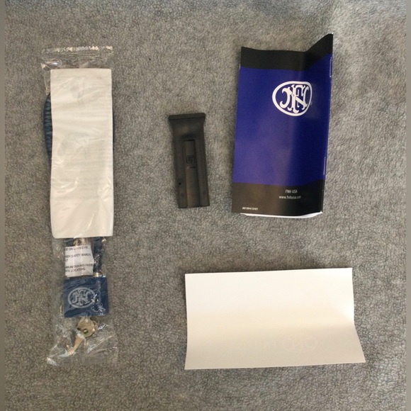 Other Fn Fns4 Hard Plastic Pistol Case Black With Blue Latches Poshmark